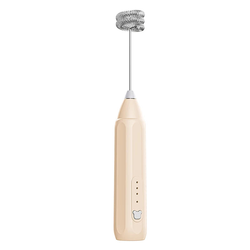MINI Coffee Frother USB Rechargeable 3 Speeds Foam Maker Coffee Milk Mixer Electric Handle Blender Egg Beater Hot Cooking Tools
